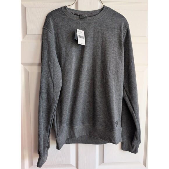 Eddie Bauer Men's Lounge Long Sleeve Soft Fashion Pullover Hoodie Gray Small - Picture 1 of 4